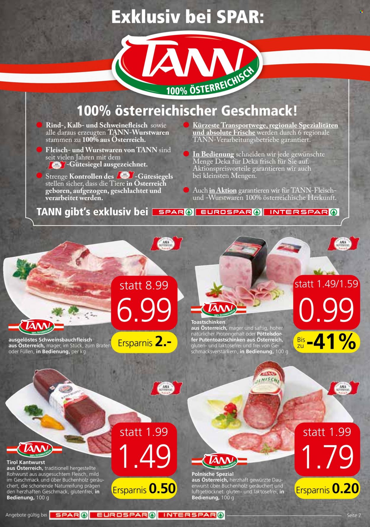 Angebote INTERSPAR - 7.12.2021 - 15.12.2021. Seite 7