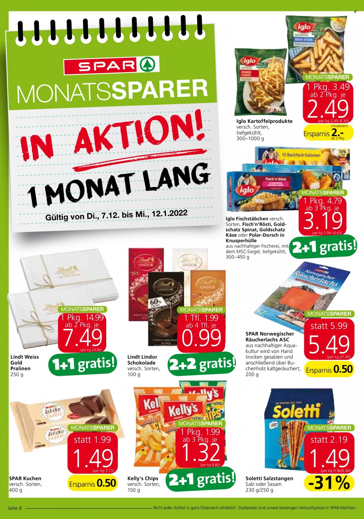 Angebote INTERSPAR - 7.12.2021 - 15.12.2021. Seite 8