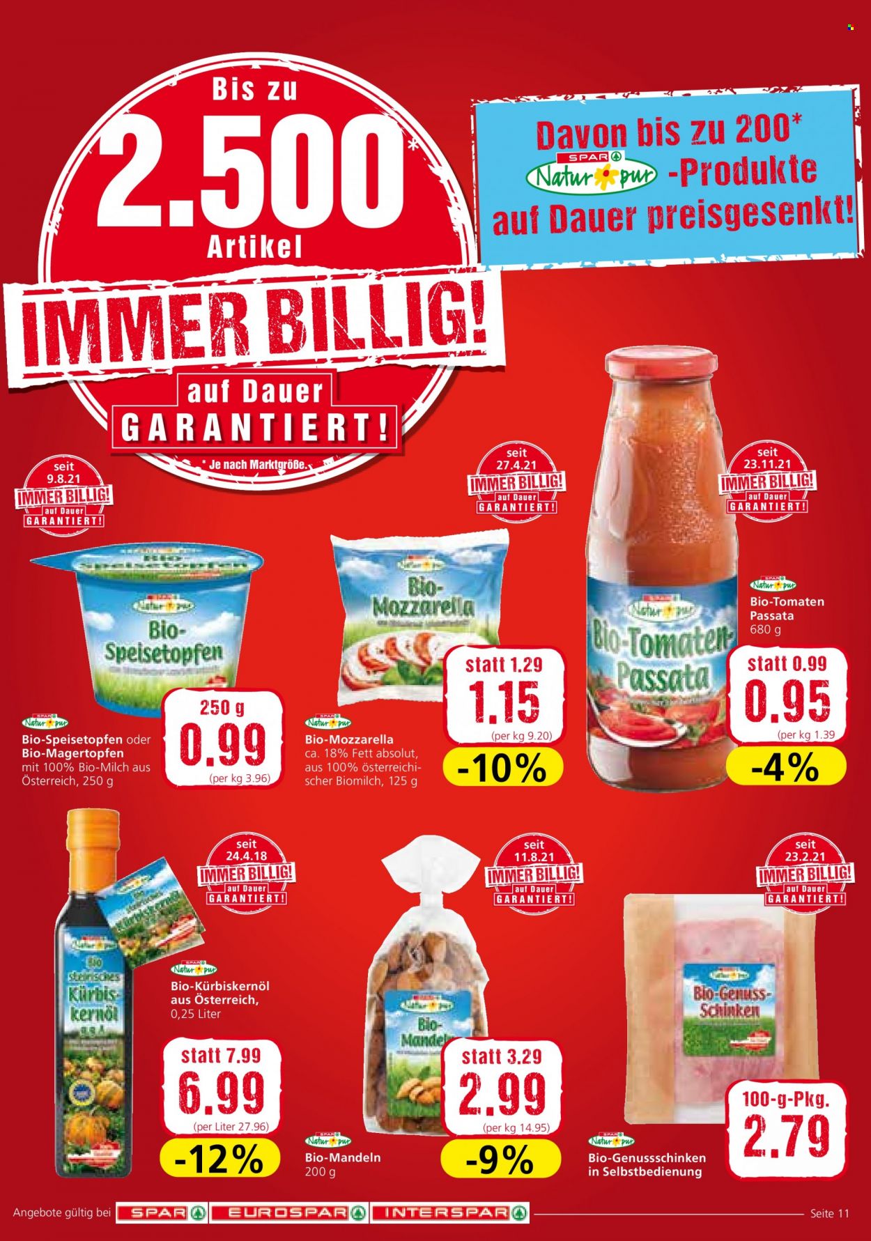 Angebote INTERSPAR - 7.12.2021 - 15.12.2021. Seite 11