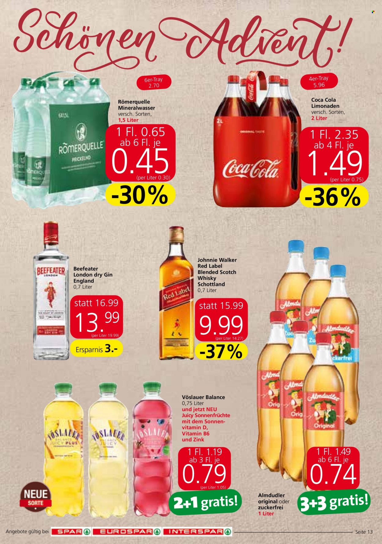 Angebote INTERSPAR - 7.12.2021 - 15.12.2021. Seite 13