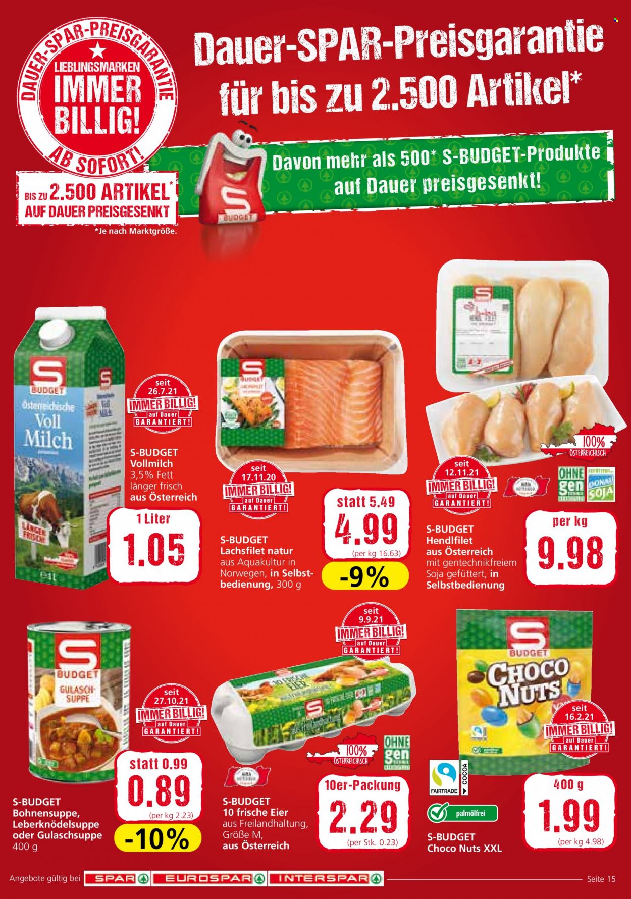Angebote INTERSPAR - 7.12.2021 - 15.12.2021. Seite 15