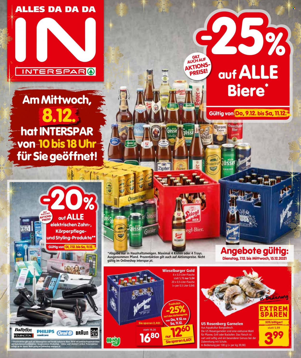 Angebote INTERSPAR - 7.12.2021 - 15.12.2021. Seite 1