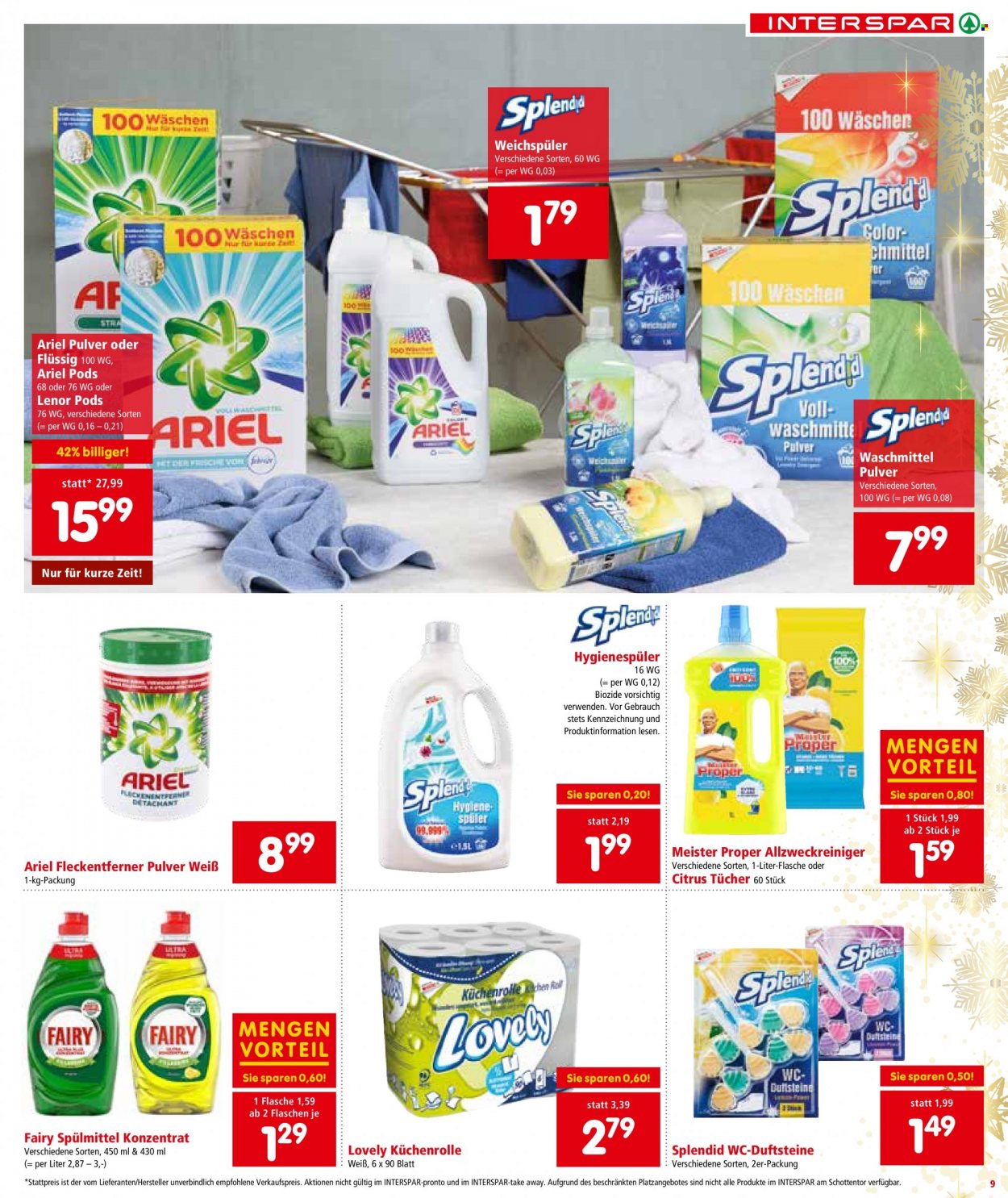 Angebote INTERSPAR - 7.12.2021 - 15.12.2021. Seite 9