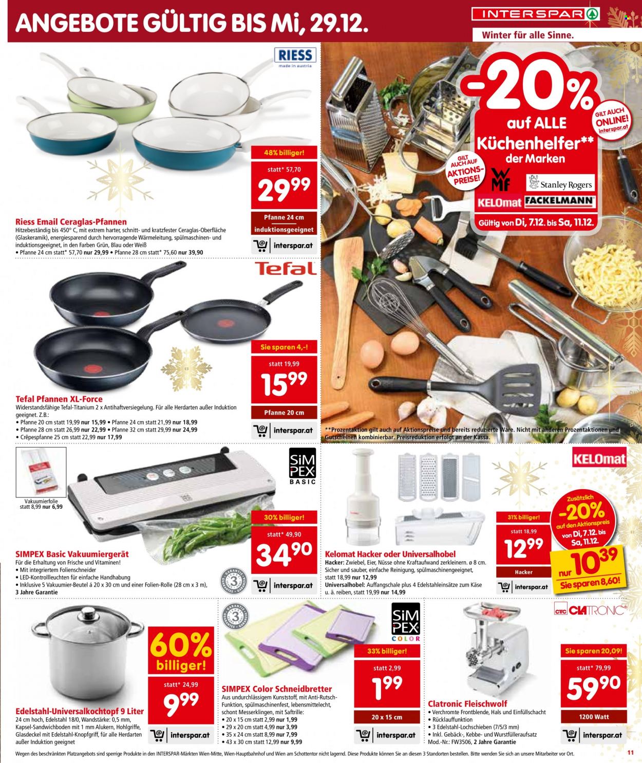 Angebote INTERSPAR - 7.12.2021 - 15.12.2021. Seite 11