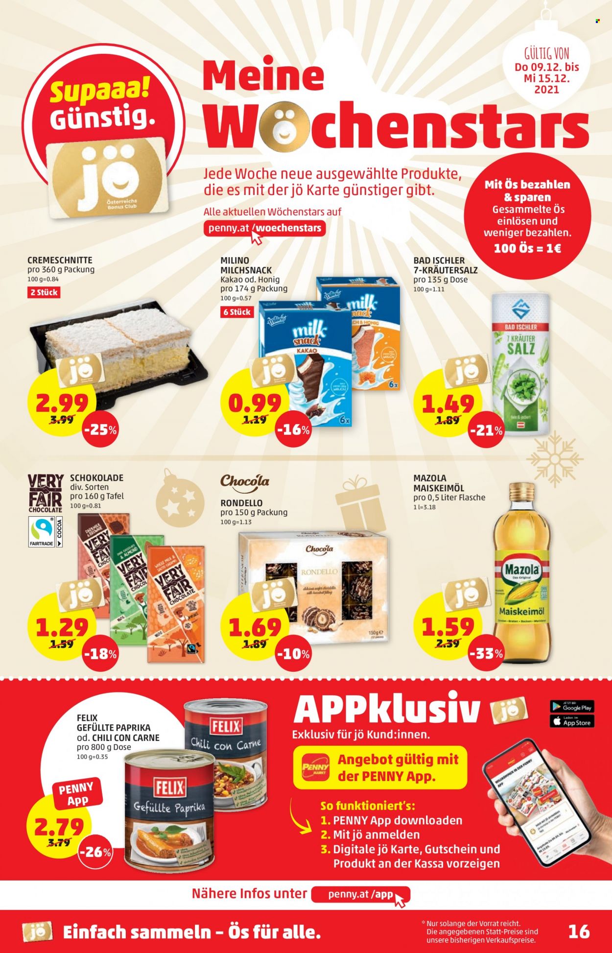 Angebote Penny - 9.12.2021 - 15.12.2021. Seite 16
