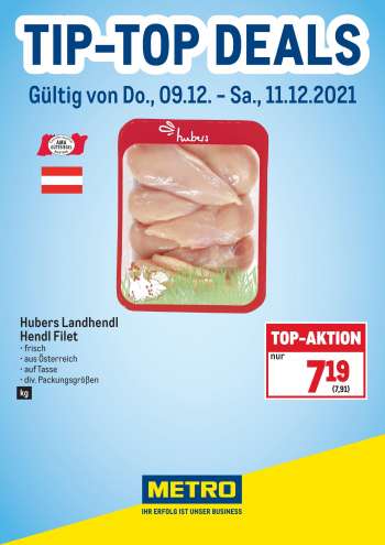 Angebote Metro - 9.12.2021 - 11.12.2021.