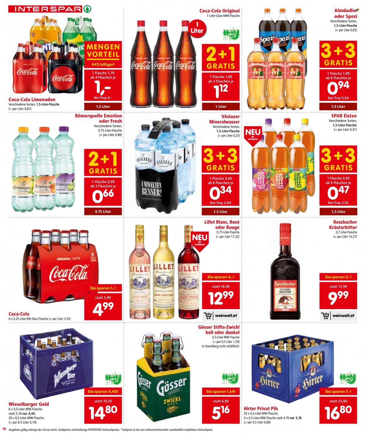 Angebote INTERSPAR - 16.12.2021 - 31.12.2021. Seite 10