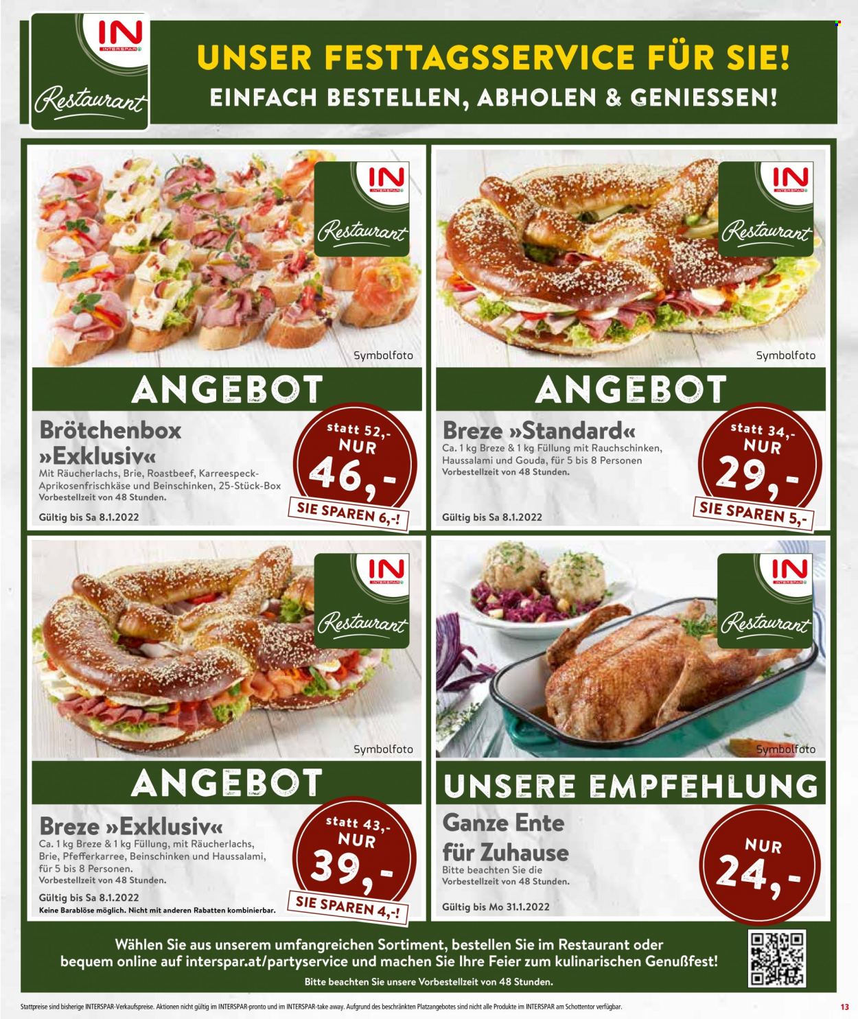 Angebote INTERSPAR - 16.12.2021 - 31.12.2021. Seite 13