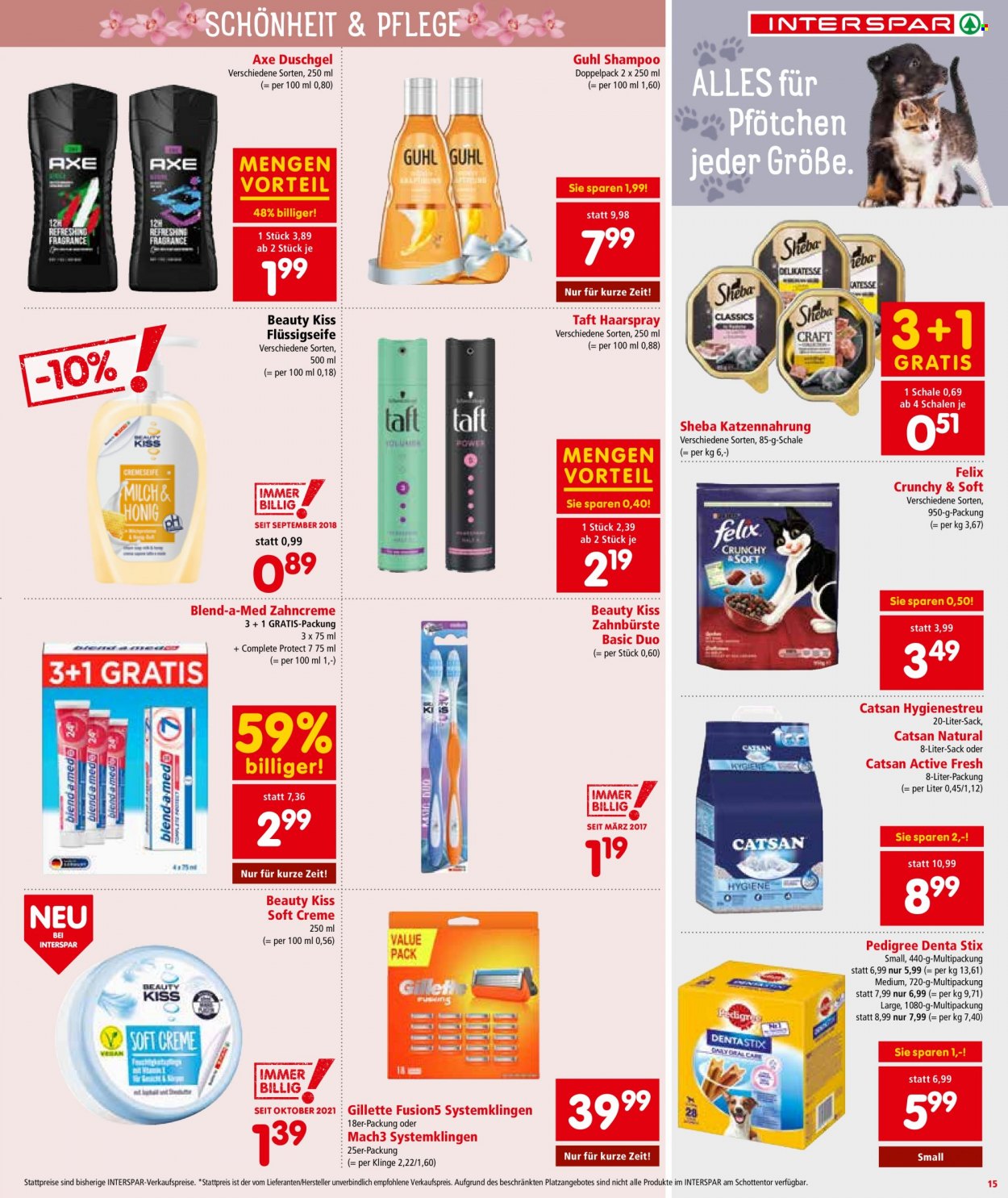 Angebote INTERSPAR - 16.12.2021 - 31.12.2021. Seite 15