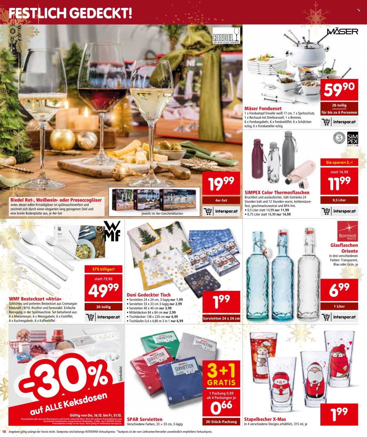 Angebote INTERSPAR - 16.12.2021 - 31.12.2021. Seite 18