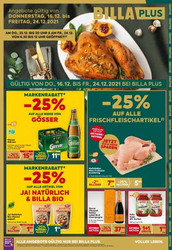 Angebote Billa Plus - 16.12.2021 - 24.12.2021.