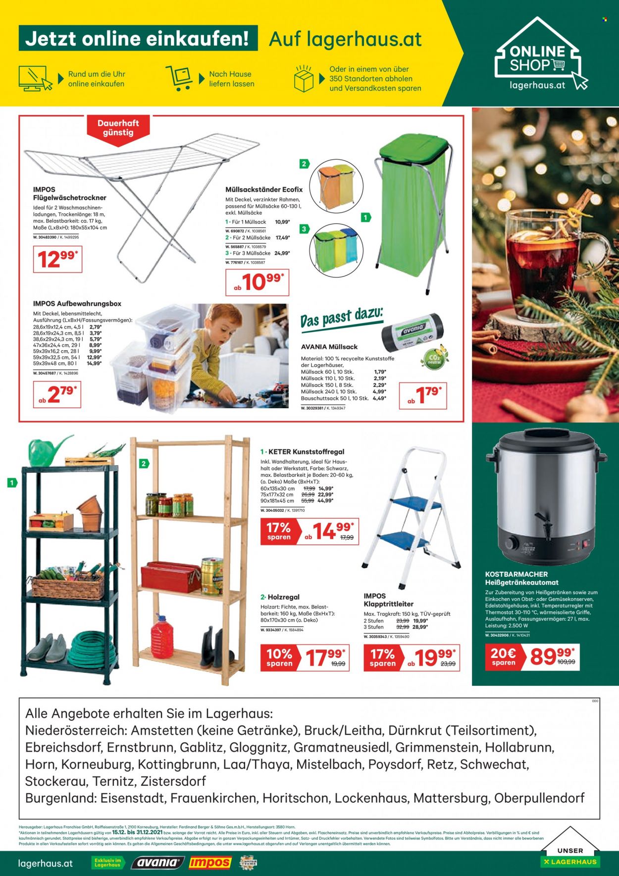Angebote Lagerhaus - 15.12.2021 - 31.12.2021. Seite 4