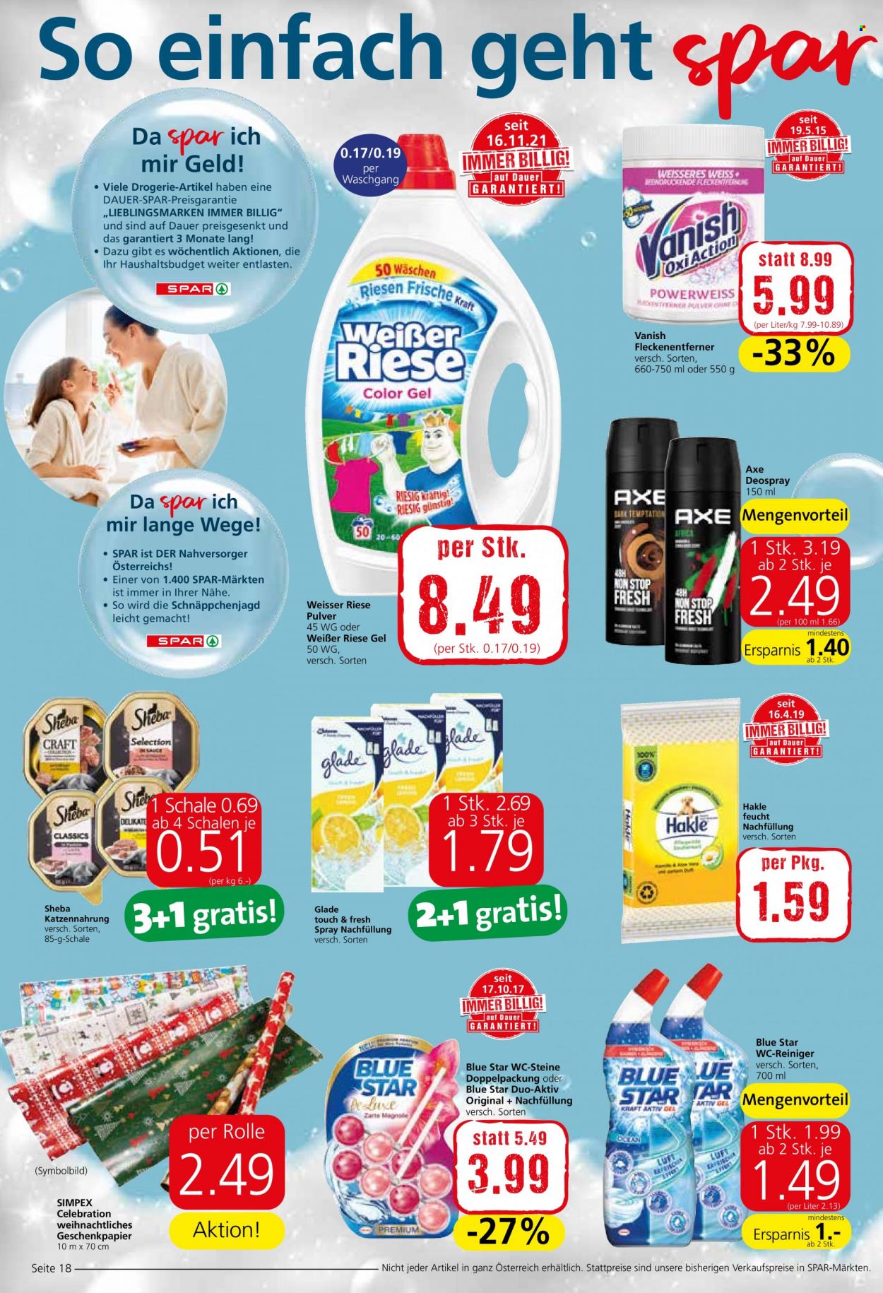 Angebote SPAR - 16.12.2021 - 31.12.2021. Seite 18