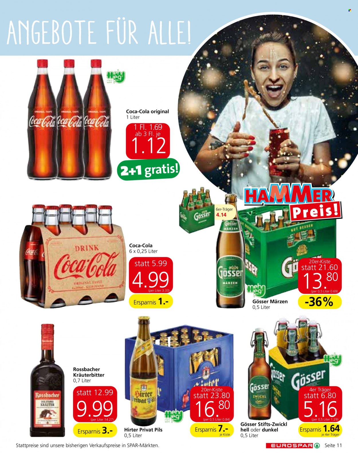 Angebote EUROSPAR - 16.12.2021 - 31.12.2021. Seite 11