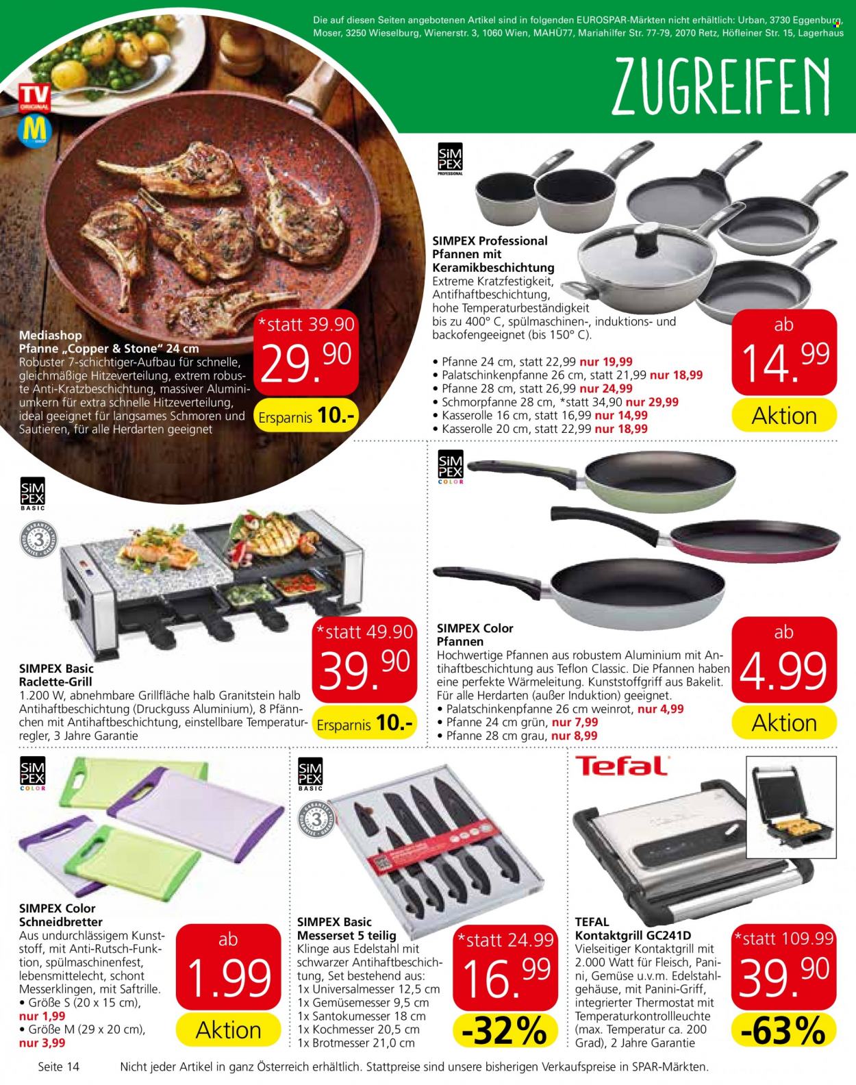 Angebote EUROSPAR - 16.12.2021 - 31.12.2021. Seite 14