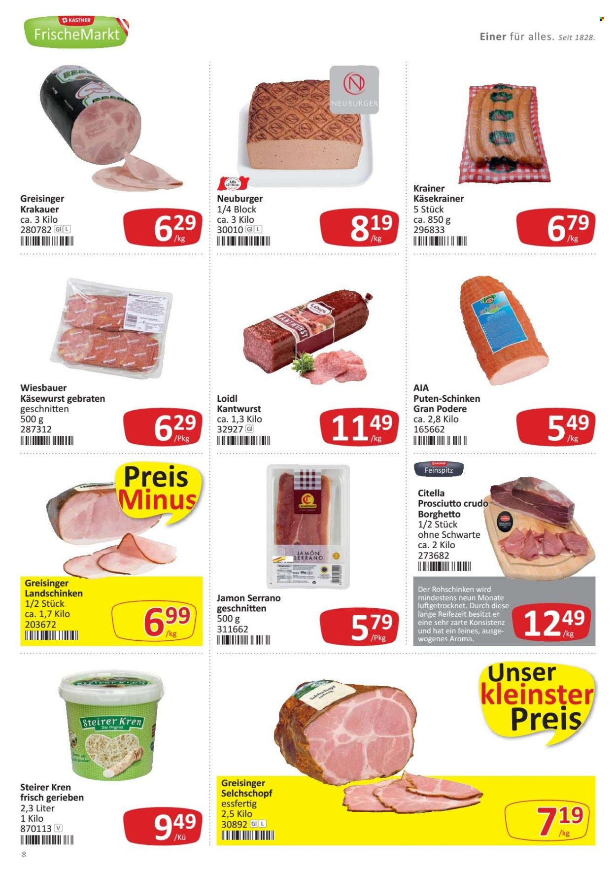 Angebote KASTNER - 20.12.2021 - 1.1.2022. Seite 8