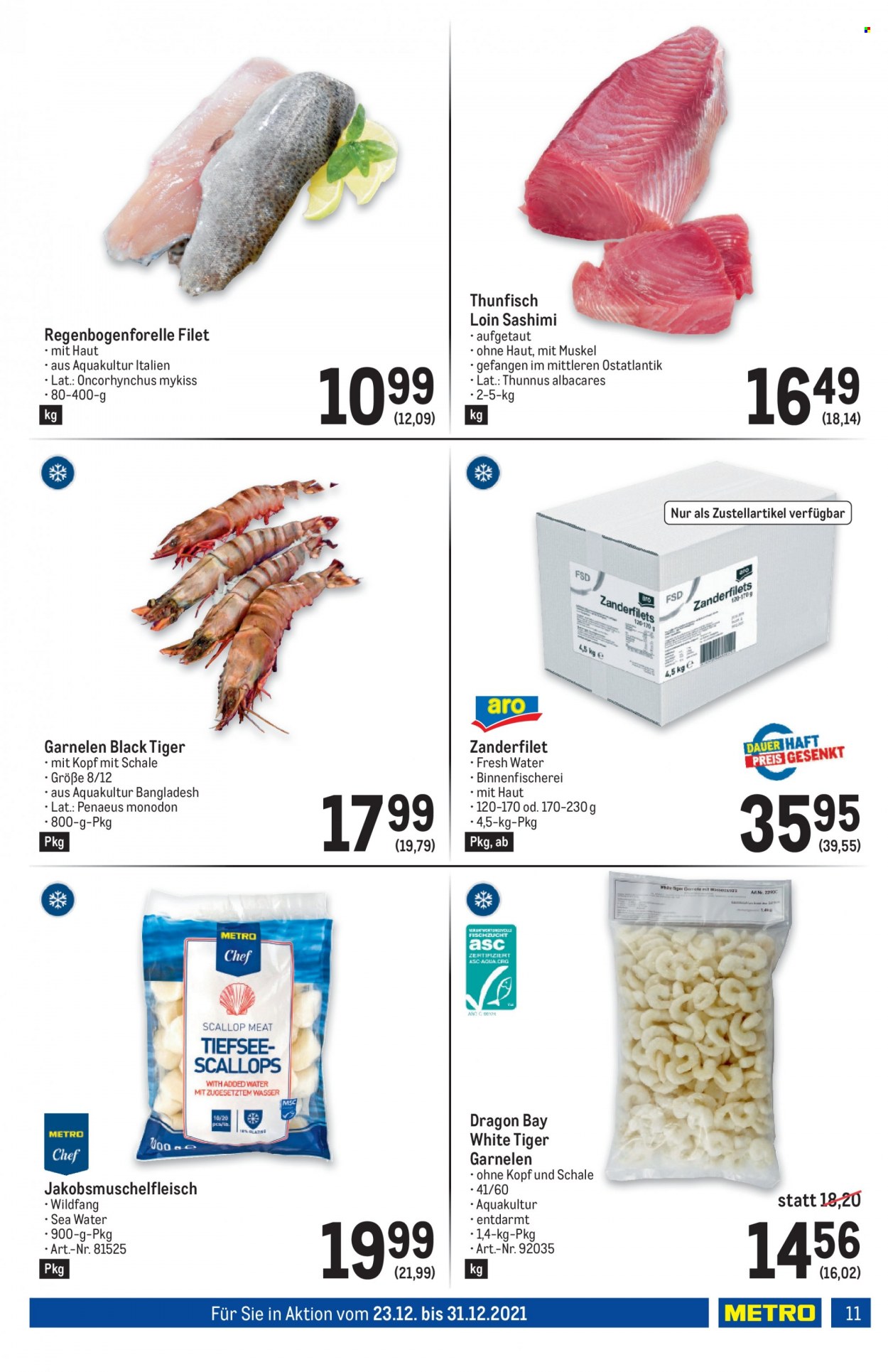 Angebote Metro - 23.12.2021 - 31.12.2021. Seite 11