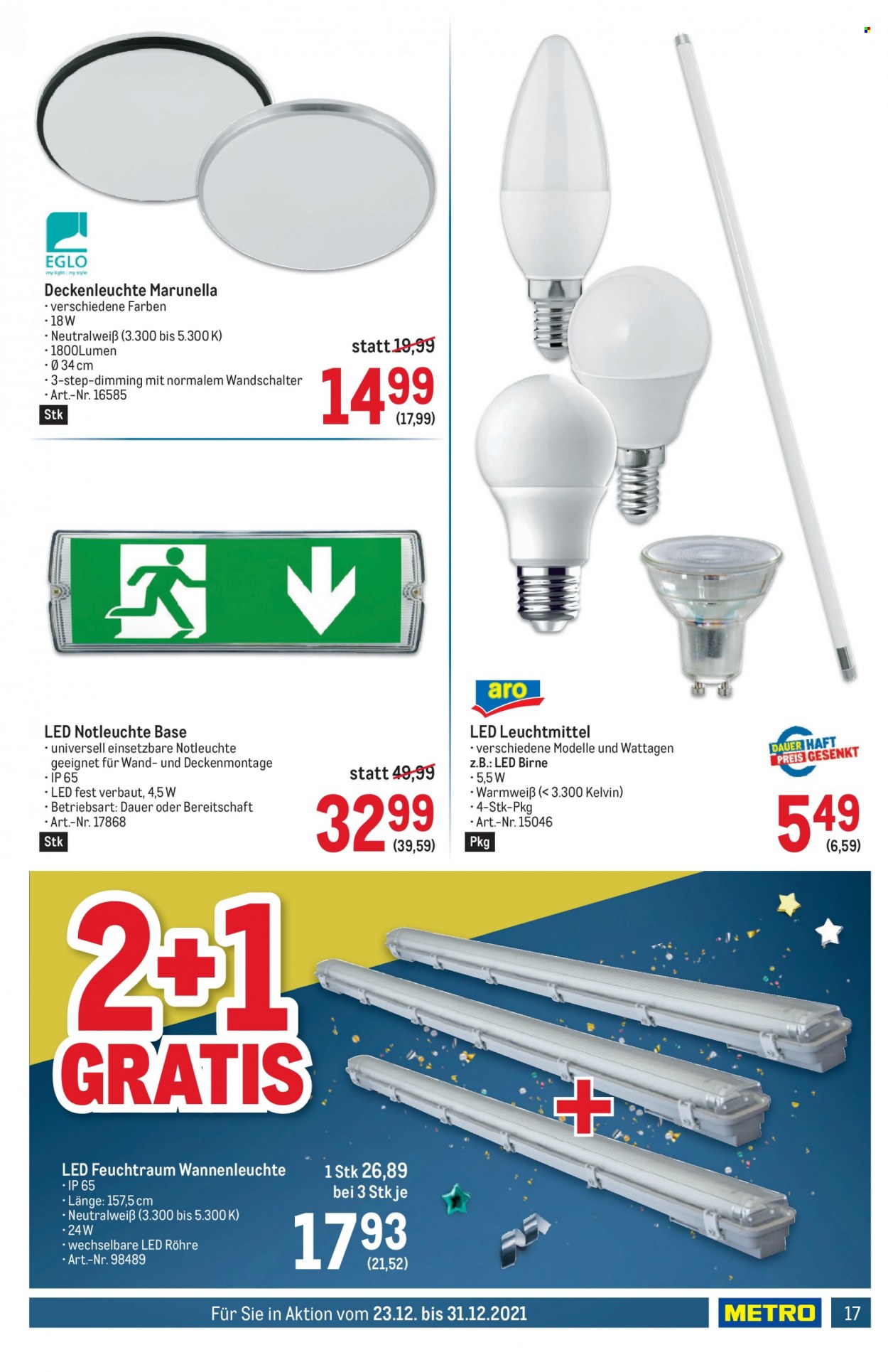 Angebote Metro - 23.12.2021 - 31.12.2021. Seite 17