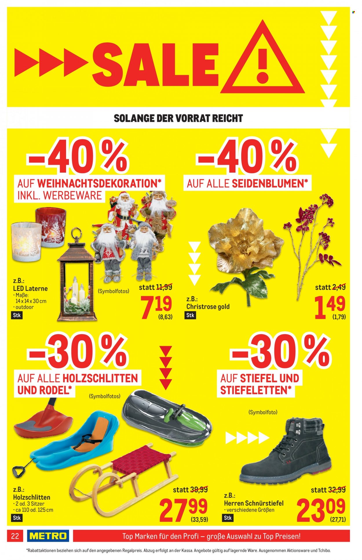 Angebote Metro - 23.12.2021 - 31.12.2021. Seite 22