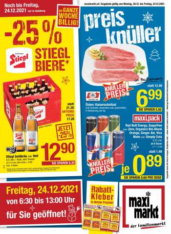 Angebote Maximarkt - 20.12.2021 - 24.12.2021.