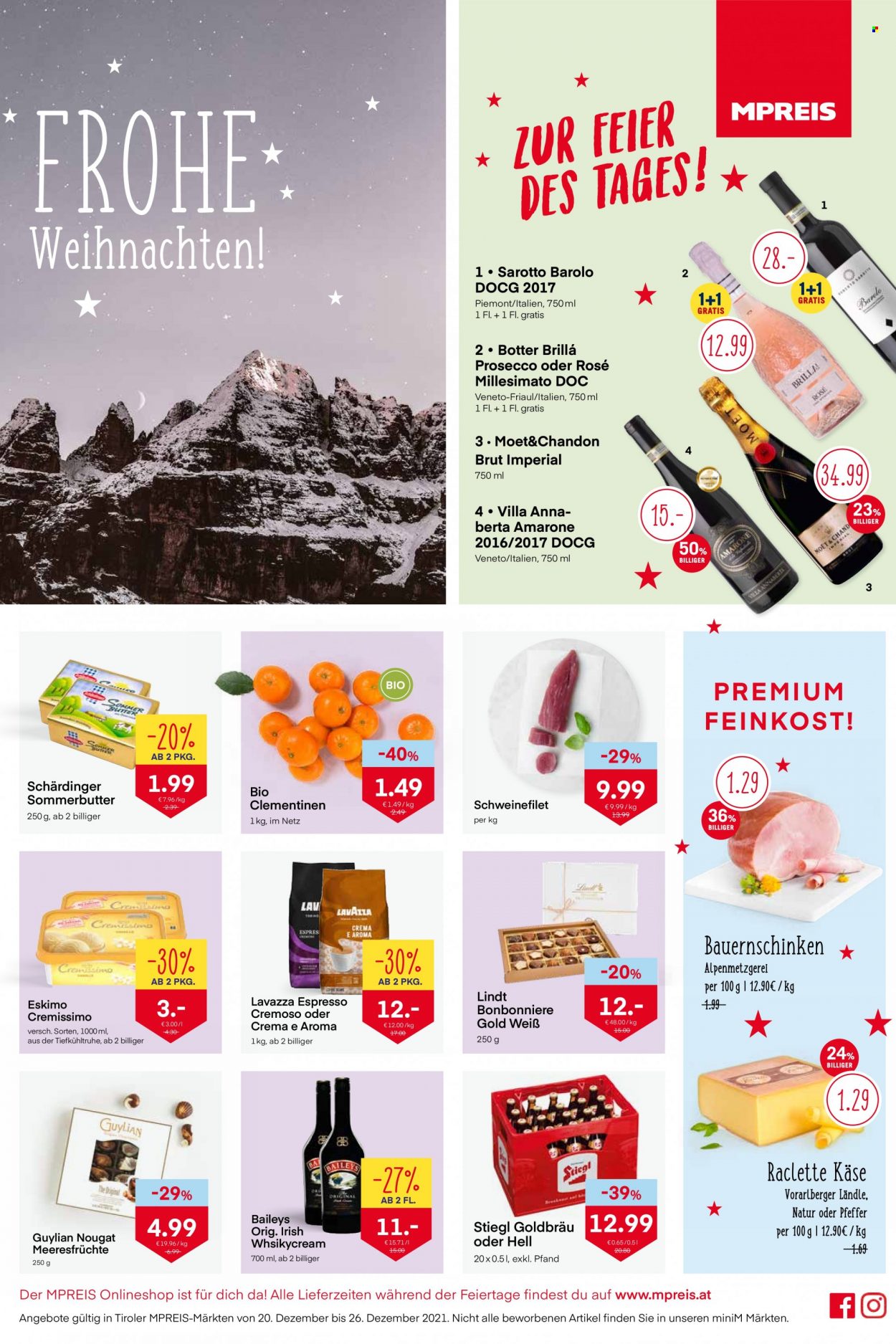 Angebote MPREIS - 20.12.2021 - 26.12.2021. Seite 1