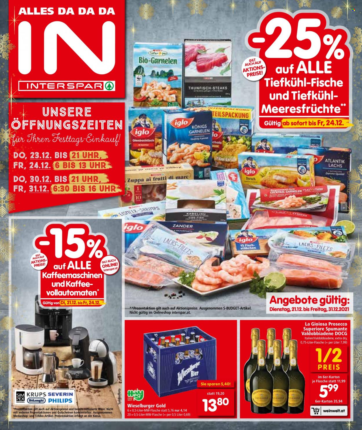 Angebote INTERSPAR - 21.12.2021 - 31.12.2021. Seite 1