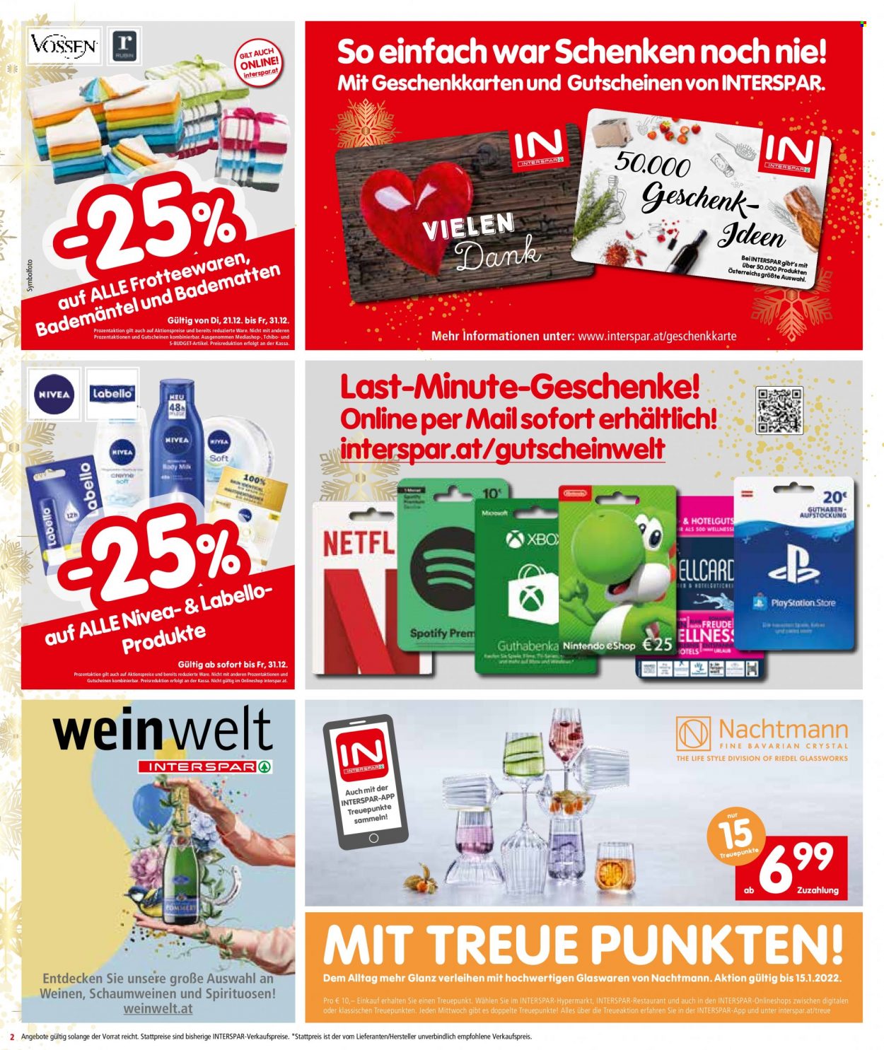 Angebote INTERSPAR - 21.12.2021 - 31.12.2021. Seite 2