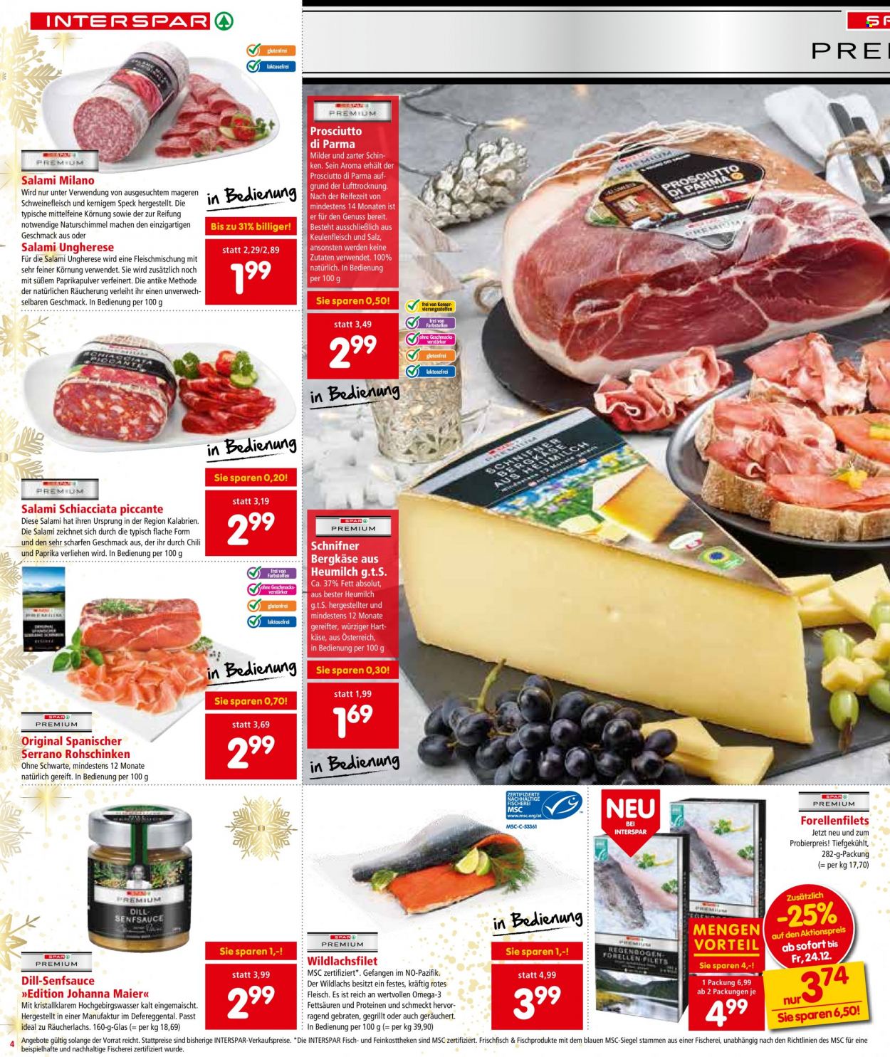 Angebote INTERSPAR - 21.12.2021 - 31.12.2021. Seite 4