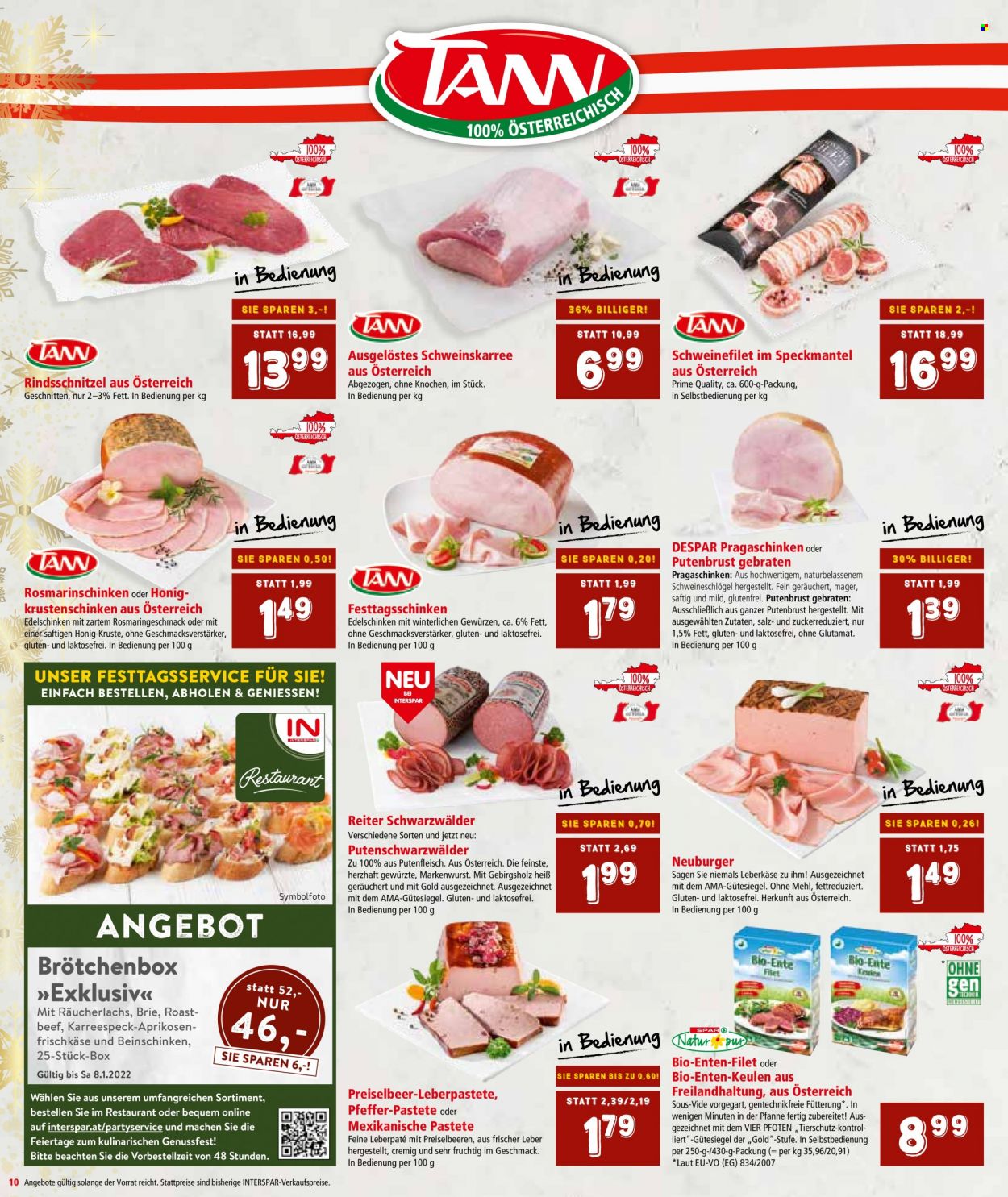 Angebote INTERSPAR - 21.12.2021 - 31.12.2021. Seite 10