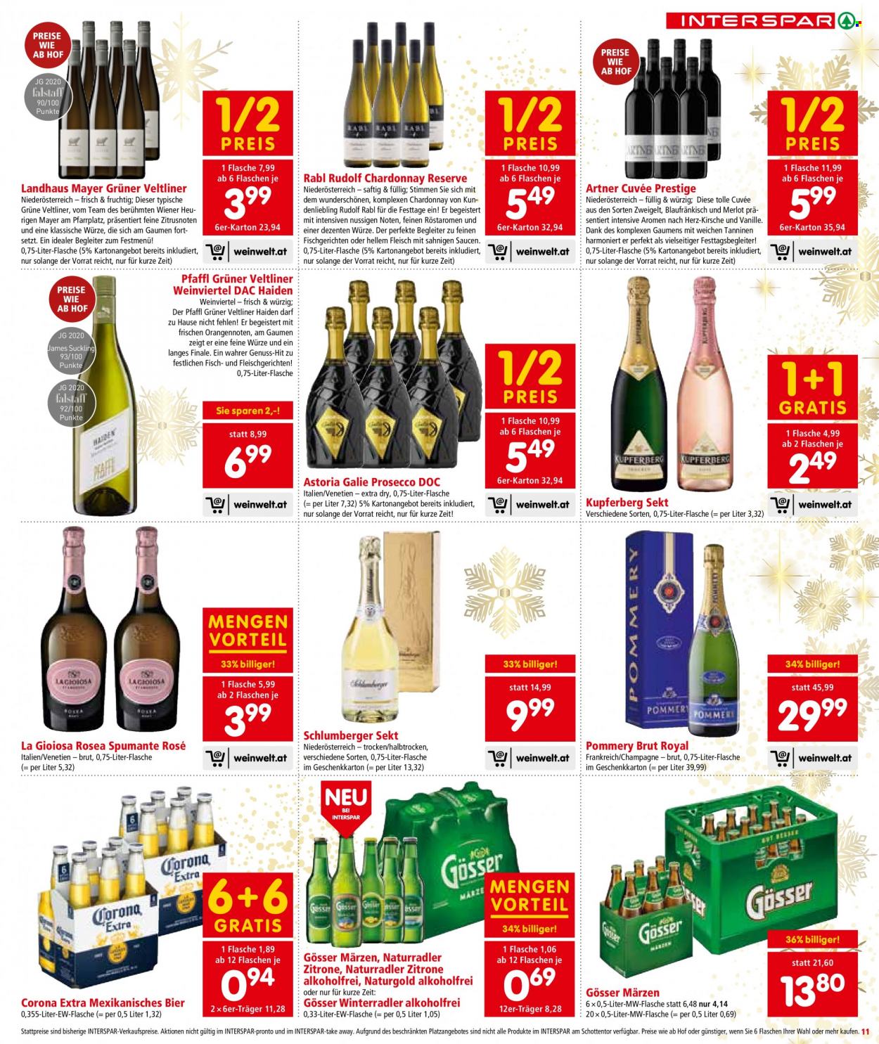 Angebote INTERSPAR - 21.12.2021 - 31.12.2021. Seite 11