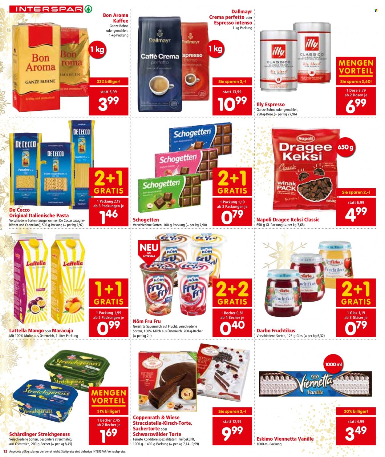 Angebote INTERSPAR - 21.12.2021 - 31.12.2021. Seite 12