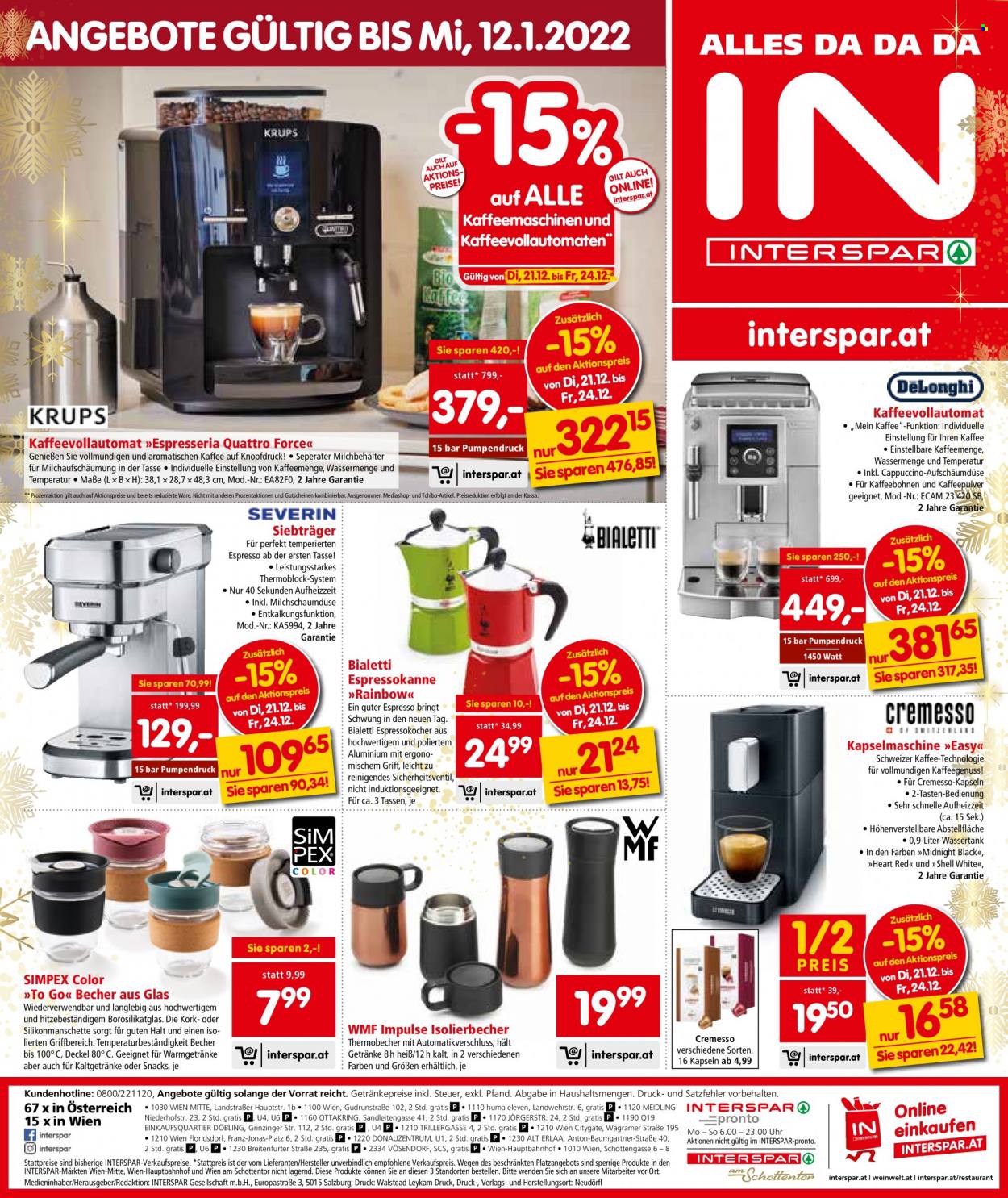 Angebote INTERSPAR - 21.12.2021 - 31.12.2021. Seite 20