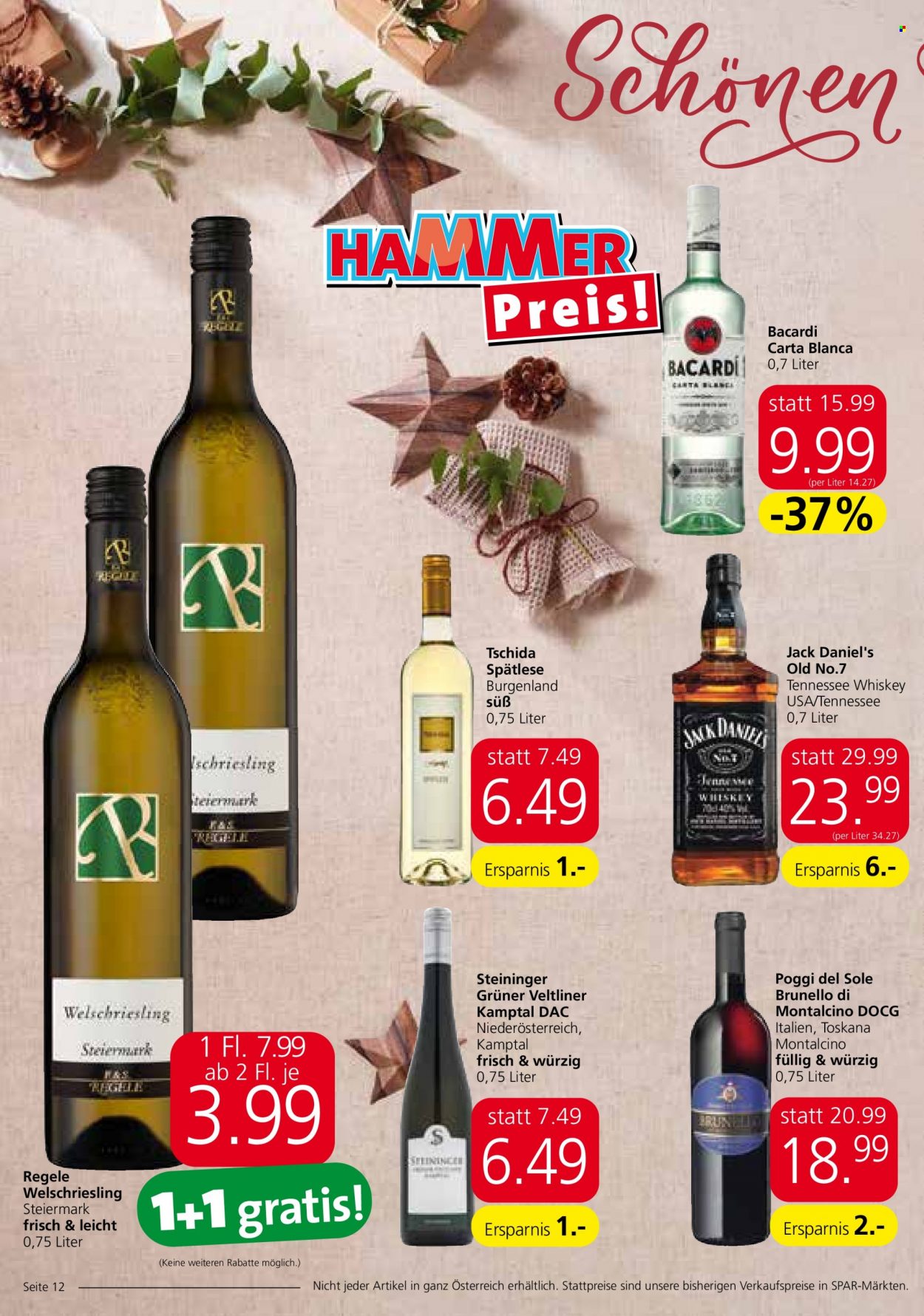 Angebote EUROSPAR - 21.12.2021 - 31.12.2021. Seite 12
