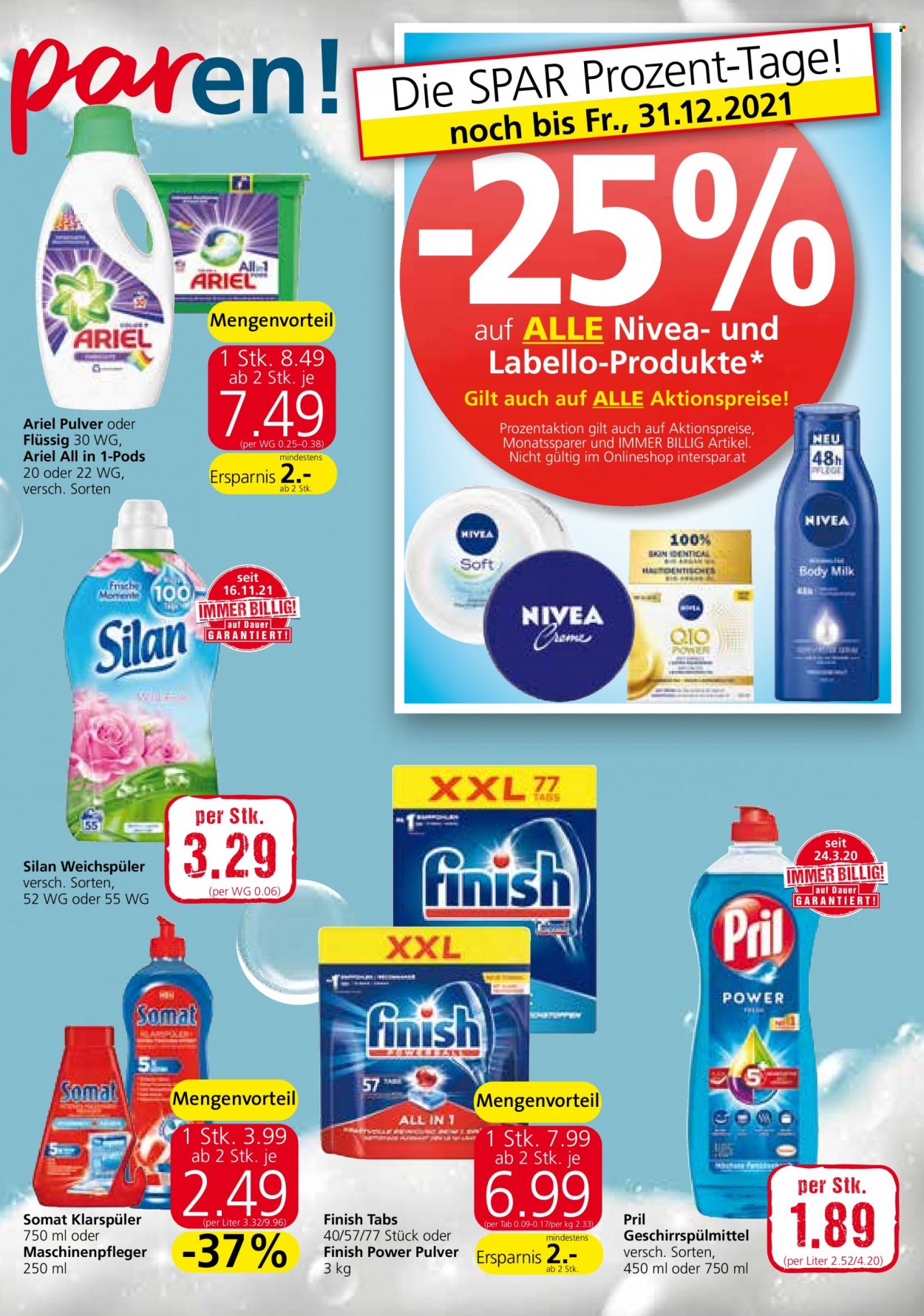 Angebote EUROSPAR - 21.12.2021 - 31.12.2021. Seite 19