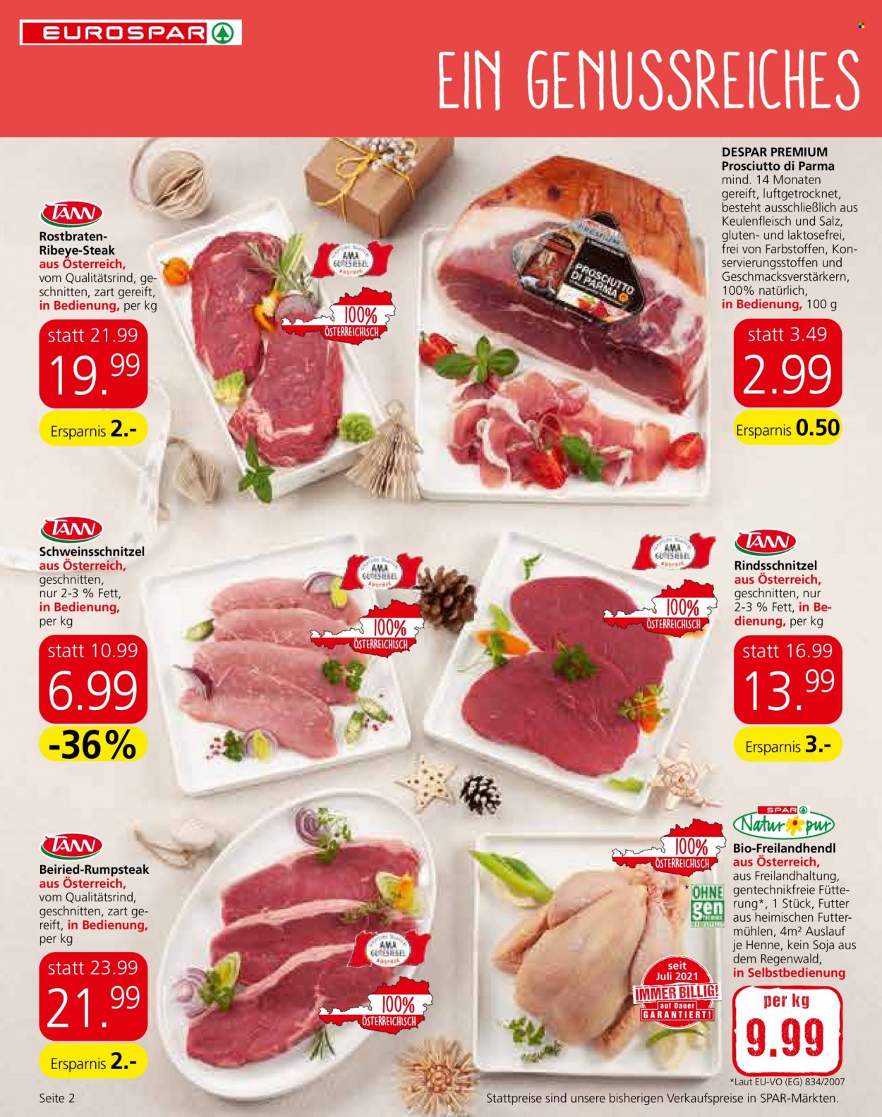 Angebote EUROSPAR - 21.12.2021 - 31.12.2021. Seite 2