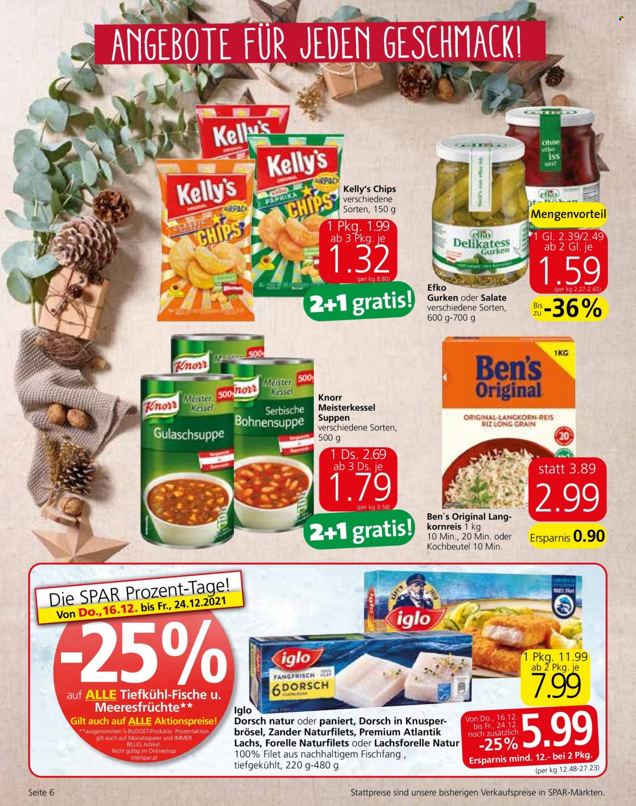 Angebote EUROSPAR - 21.12.2021 - 31.12.2021. Seite 6
