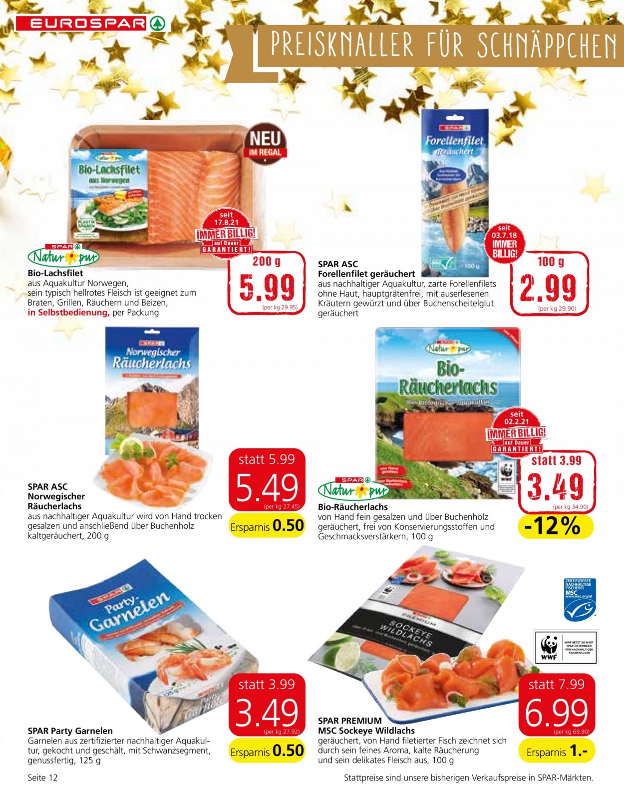 Angebote EUROSPAR - 21.12.2021 - 31.12.2021. Seite 12