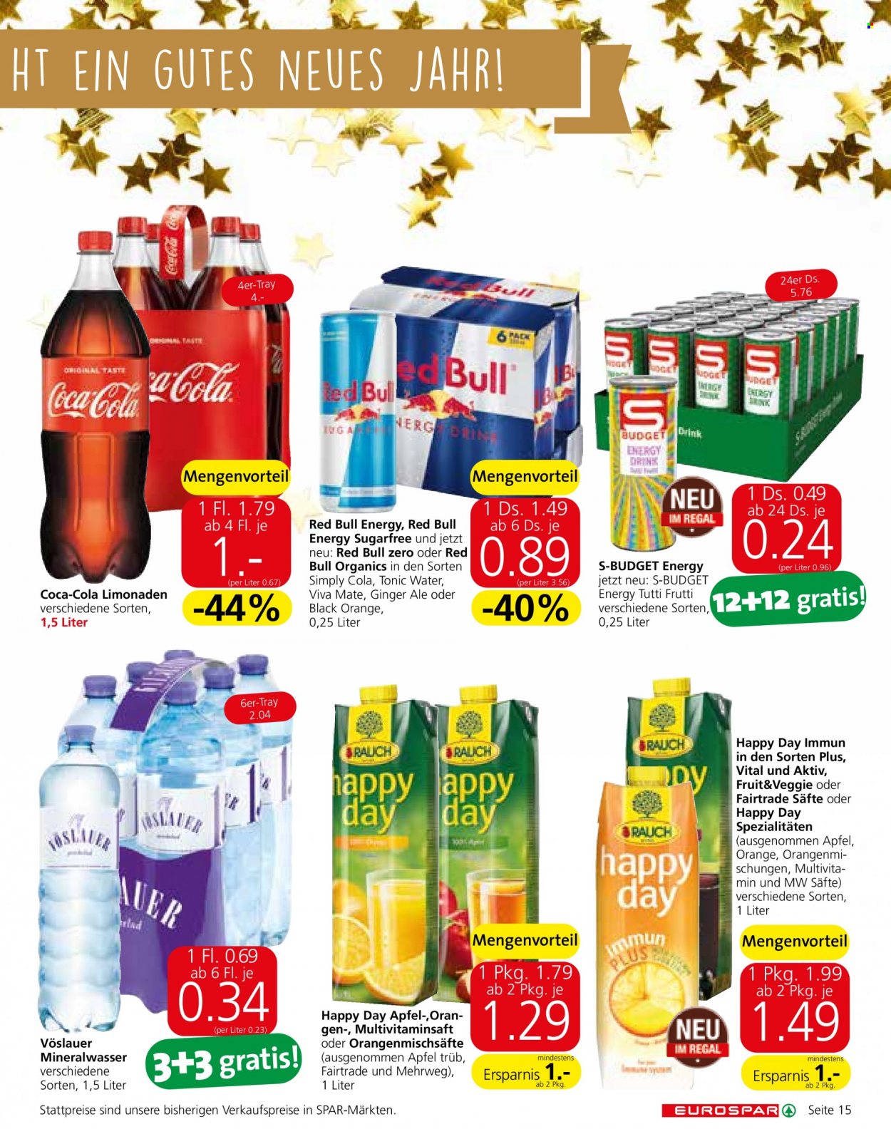 Angebote EUROSPAR - 21.12.2021 - 31.12.2021. Seite 15