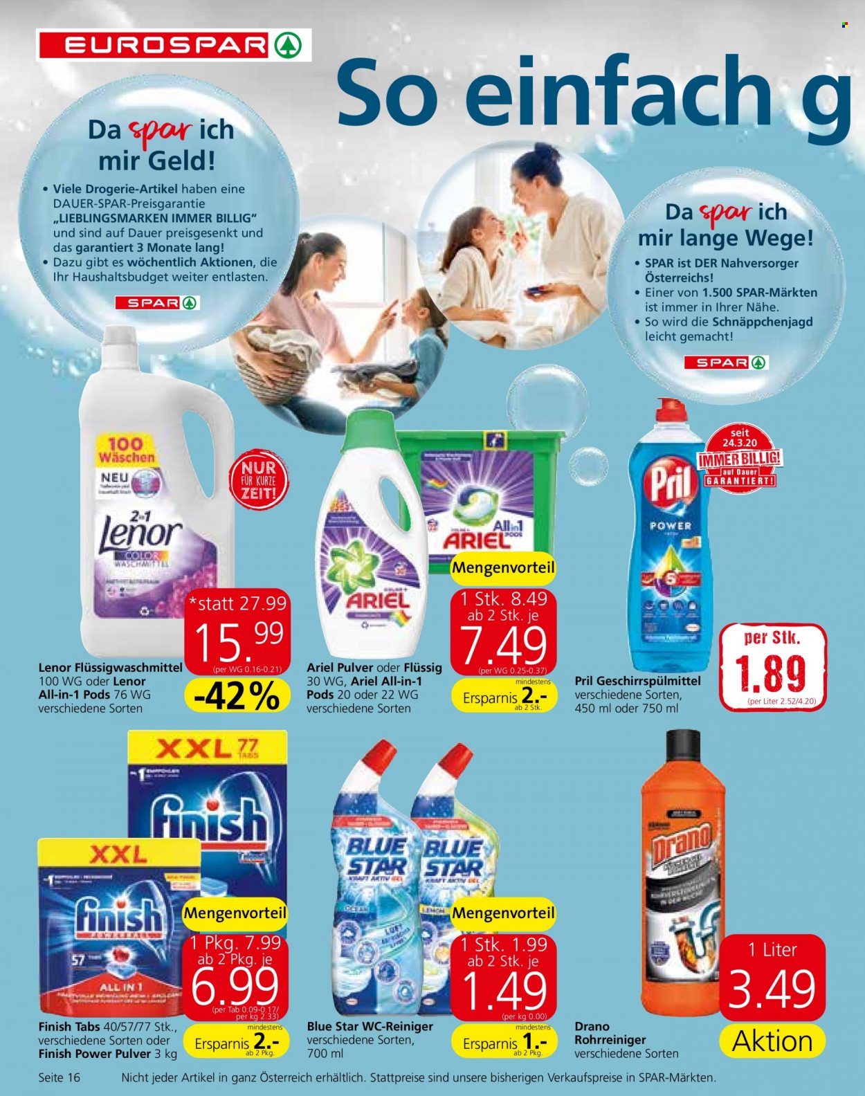 Angebote EUROSPAR - 21.12.2021 - 31.12.2021. Seite 16