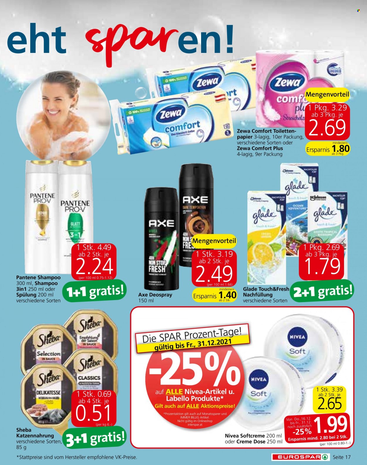 Angebote EUROSPAR - 21.12.2021 - 31.12.2021. Seite 17