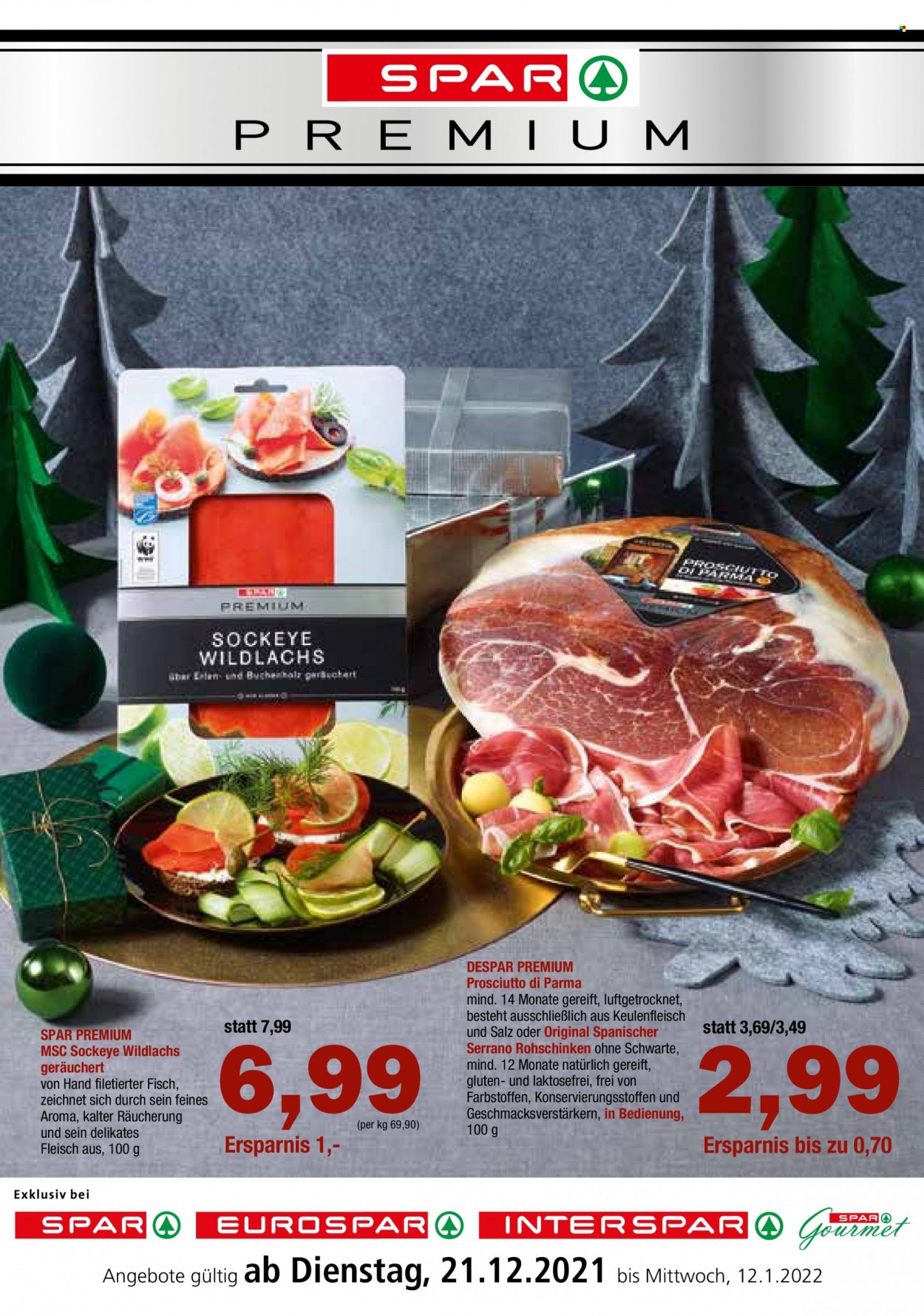 Angebote INTERSPAR - 21.12.2021 - 12.1.2022. Seite 1