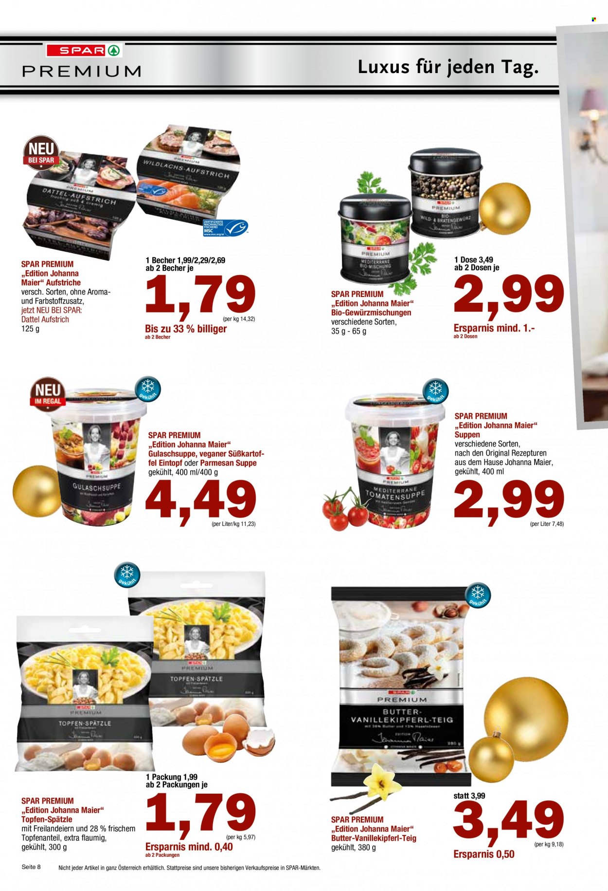 Angebote INTERSPAR - 1.12.2021 - 12.1.2022. Seite 8