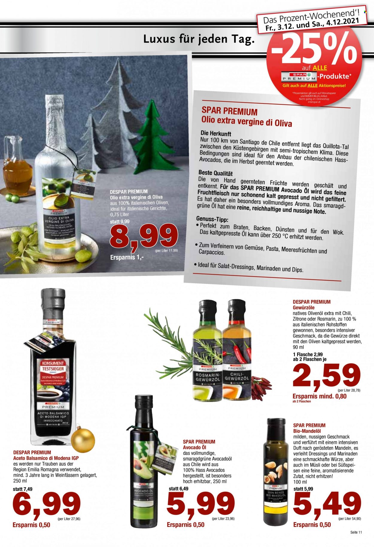 Angebote INTERSPAR - 1.12.2021 - 12.1.2022. Seite 11