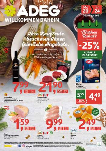 Angebote ADEG - 20.12.2021 - 24.12.2021.