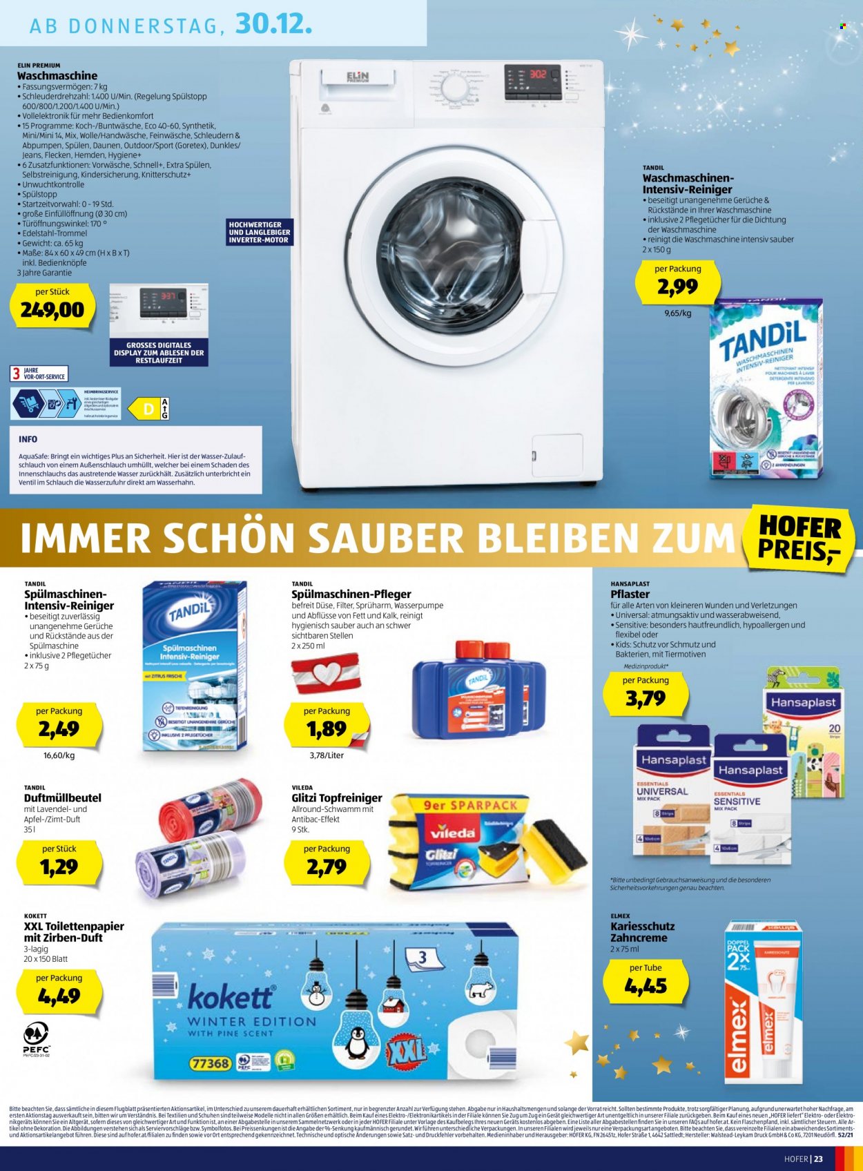 Angebote Hofer - 23.12.2021 - 30.12.2021. Seite 23