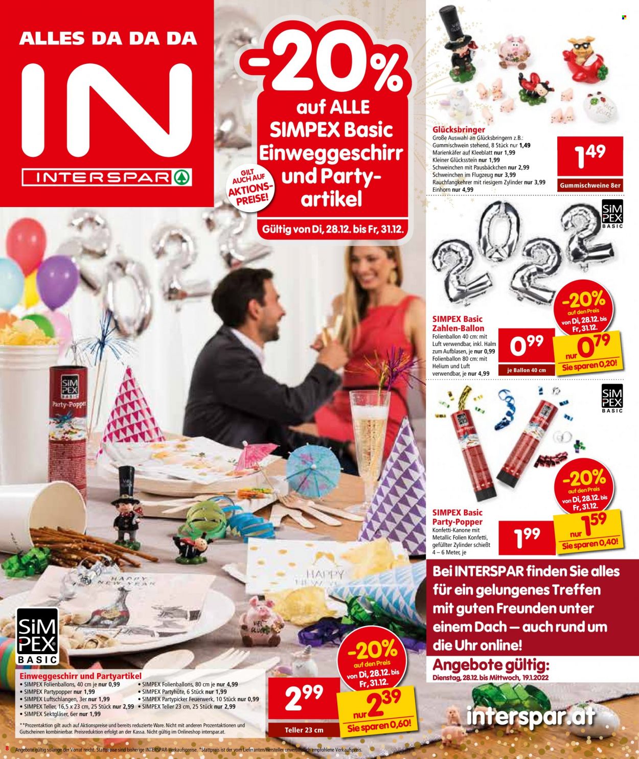 Angebote INTERSPAR - 27.12.2021 - 31.12.2021. Seite 8