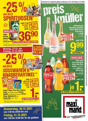 Angebote Maximarkt - 27.12.2021 - 31.12.2021.
