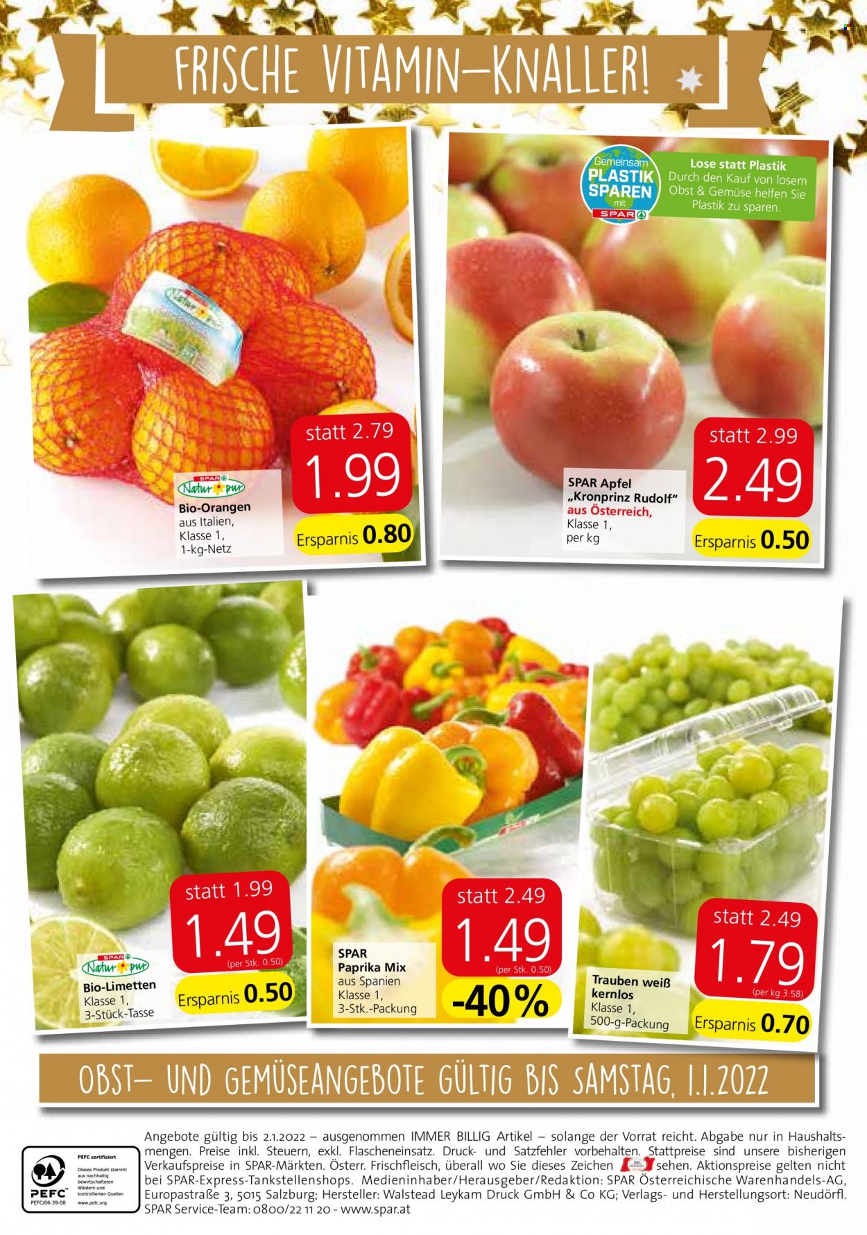 Angebote EUROSPAR - 27.12.2021 - 31.12.2021. Seite 12