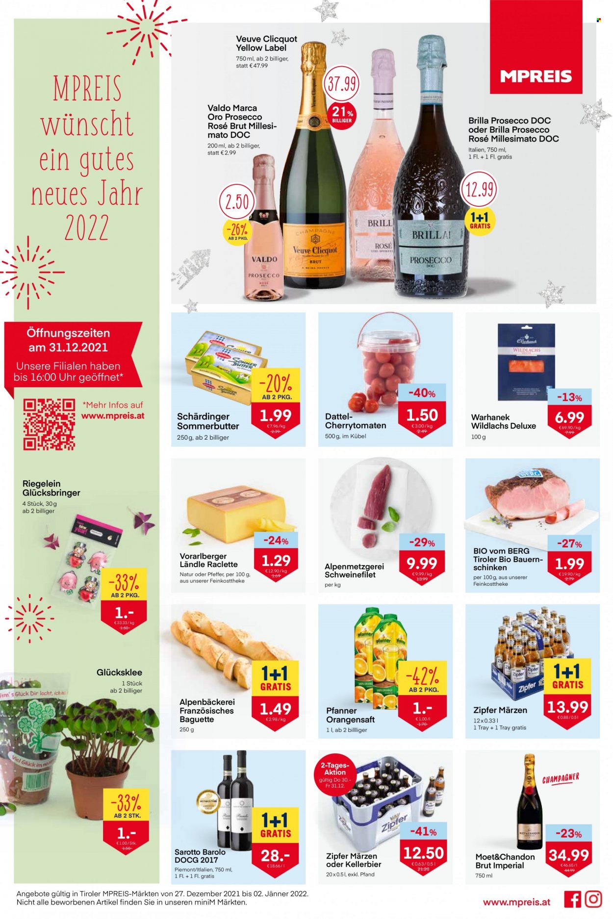 Angebote MPREIS - 27.12.2021 - 2.1.2022. Seite 1