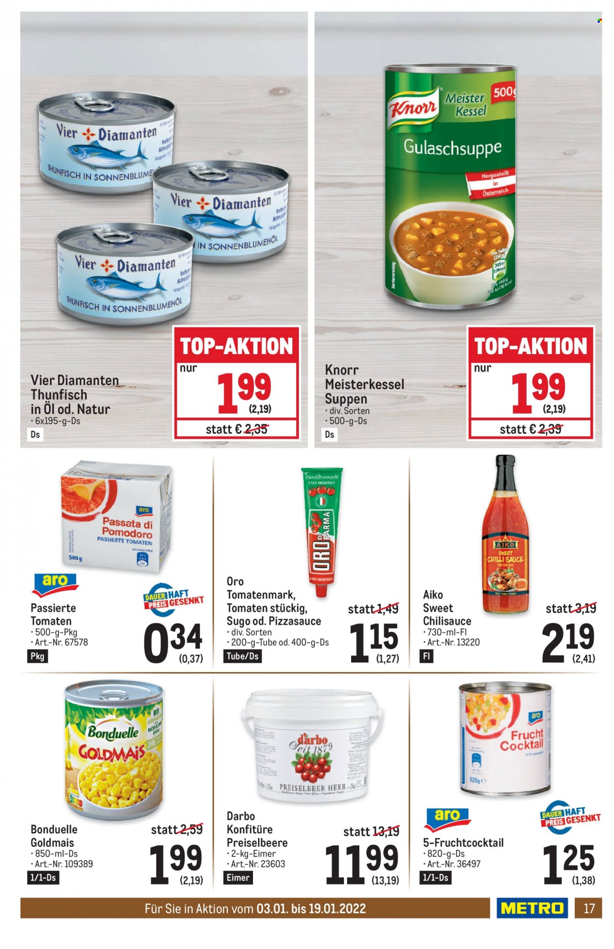 Angebote Metro - 3.1.2022 - 19.1.2022. Seite 17